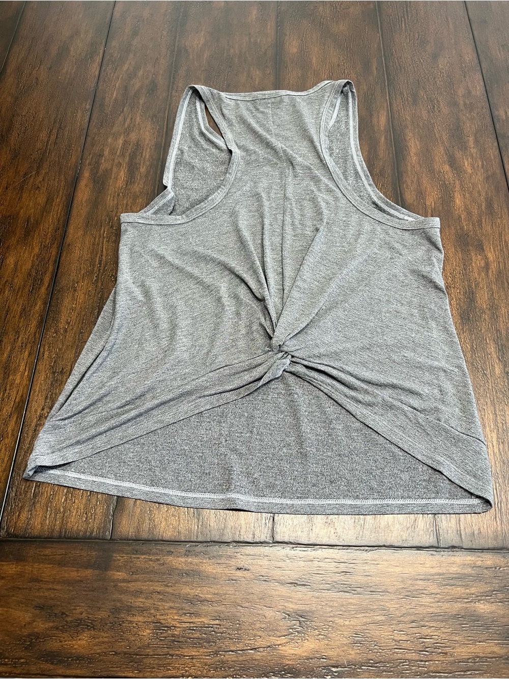 The North Face Women's Wander Twist Back Tank Top Gray Performance Size Med